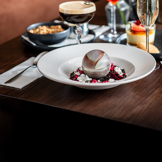 Dessert menu at The Inn at Maybury